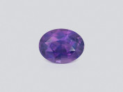 Saphir ovale non chauffé à effet soie rutile 3,60 carats, Sri Lanka