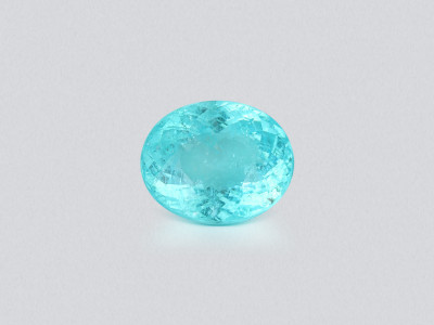 Tourmaline Paraiba bleu néon, taille ovale, 8,67 carats, Mozambique photo
