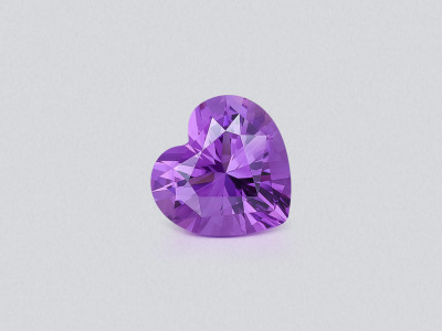 Amethyst  precision heart shape 15.01 carats, Brazil photo