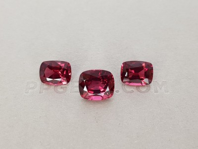 Red spinel set 8.61 ct photo