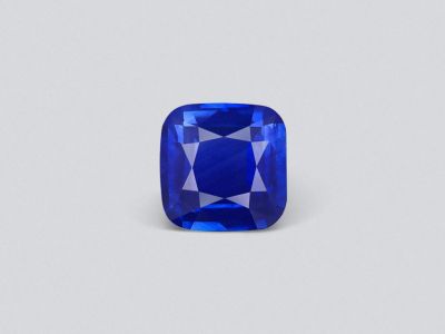 Royal Blue sapphire in cushion cut 5.29 carats, Sri Lanka photo