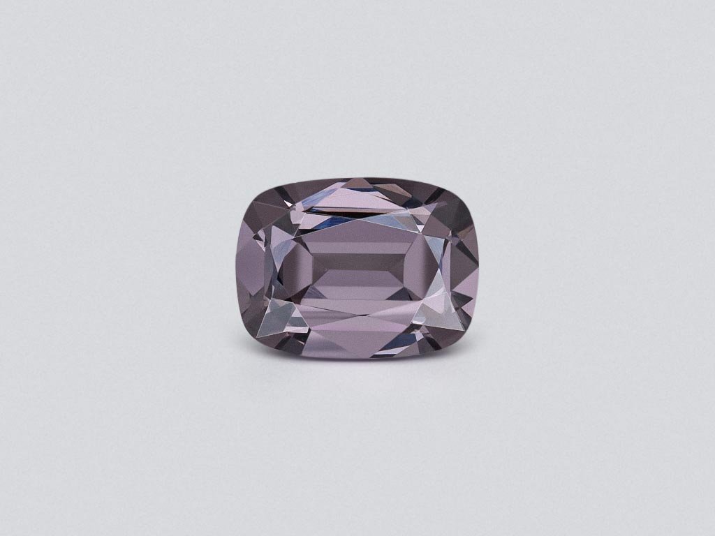 Cushion-cut grayish-violet spinel 1.46 carats, Burma Image №1