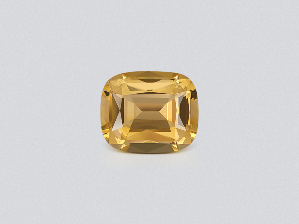 Citrino amarillo de corte cojín de precisión de 17,00-19,00 ct, África Image №1