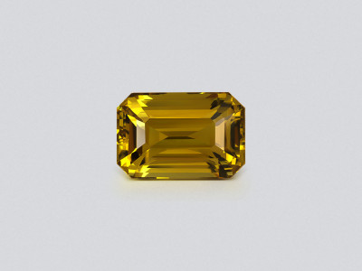 Gelbgrüner chrysoberyll im achteckschliff 5,84 karats, Sri Lanka photo