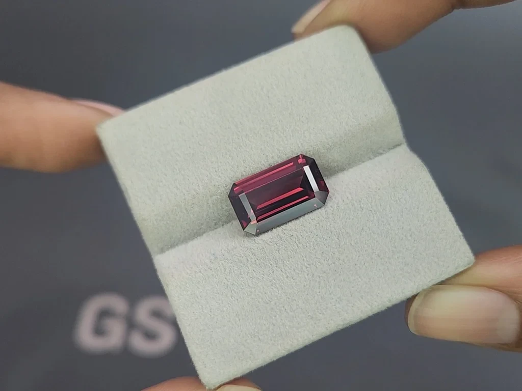 Granate de talla octogonal de 5,58 quilates, Tanzania Image №4