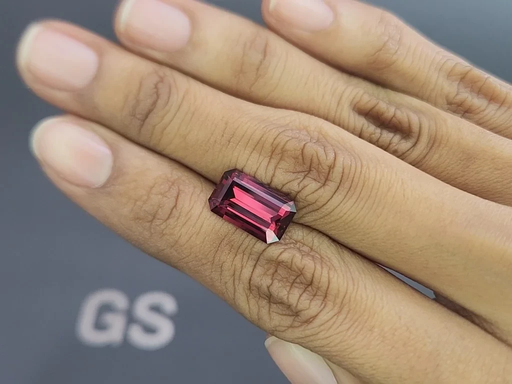 Granate de talla octogonal de 5,58 quilates, Tanzania Image №2