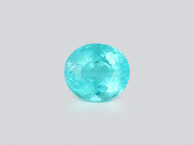 Sugar Neon blue Paraiba tourmaline oval cut 8.92 carats, Mozambique photo
