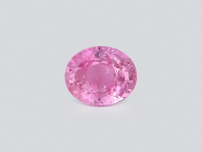 Unheated Padparadscha sapphire in oval cut 1.55 carats, Madagascar photo
