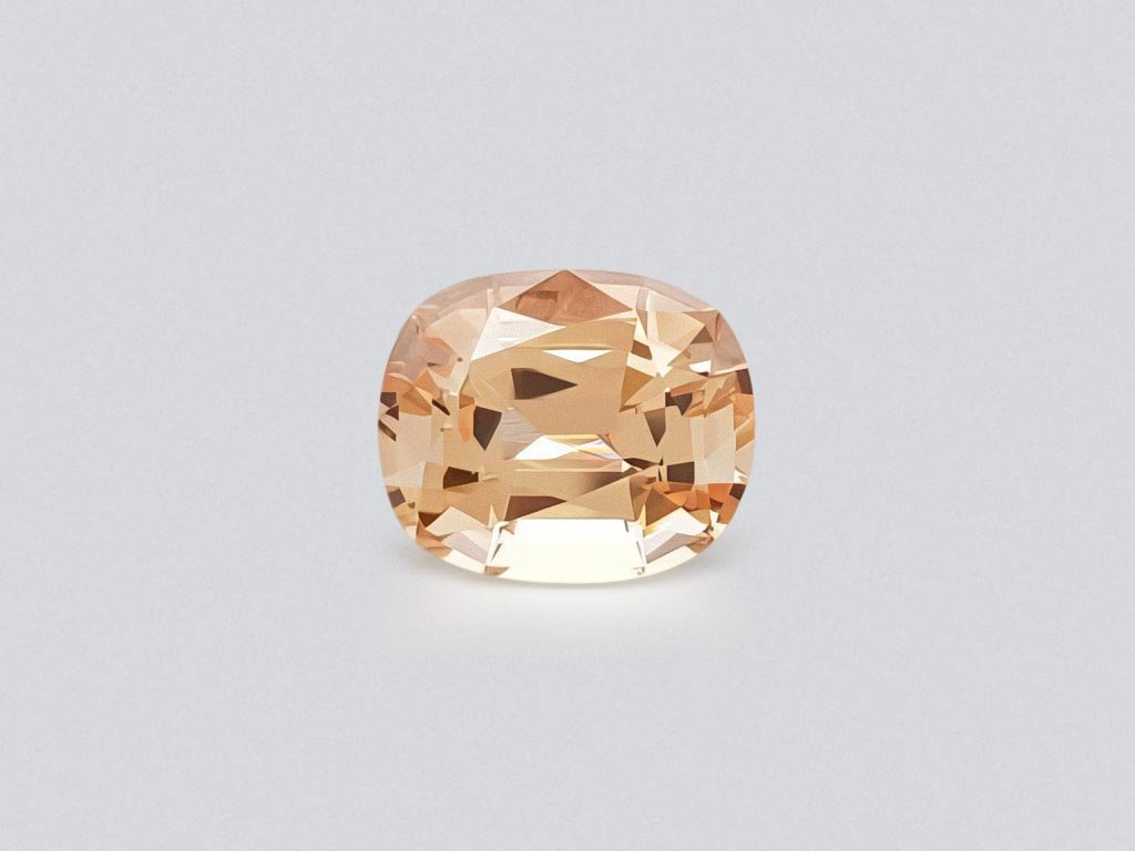 Cushion cut light orange tourmaline 3.64 ct Image №1