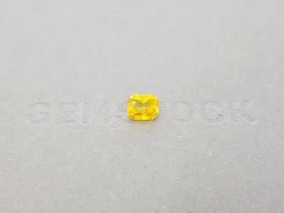 Radiant cut yellow sapphire 1.54 ct, Sri Lanka photo