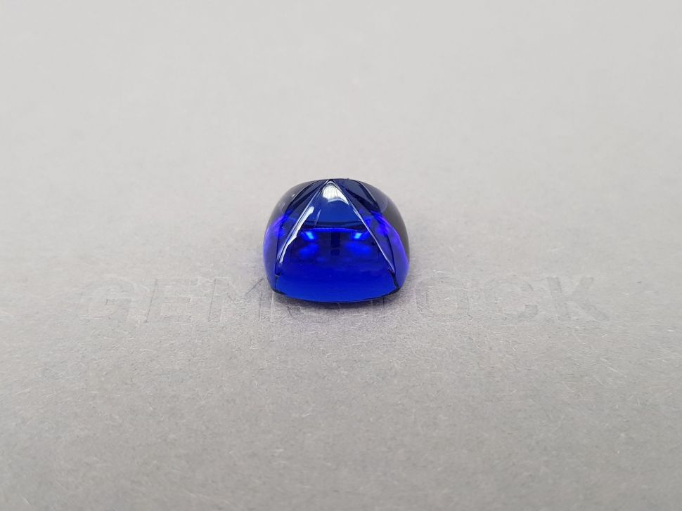 Royal blue tanzanite in sugarloaf shape 19.18 ct Image №1