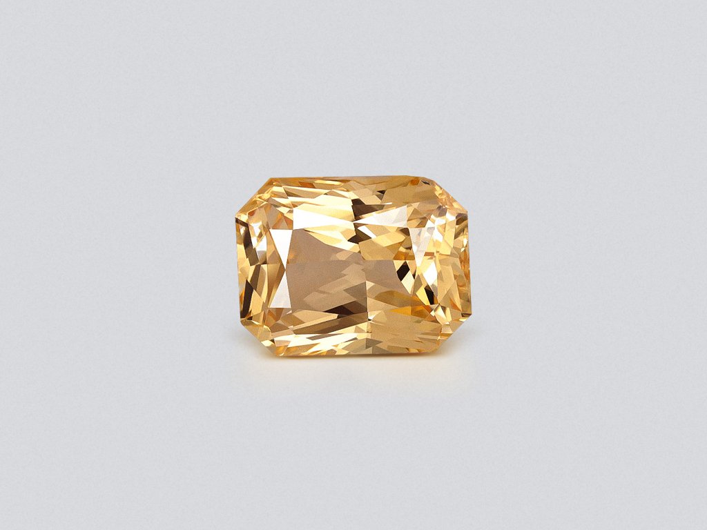 Zafiro de talla radiante amarillo pastel de 2,04 carats, Sri Lanka Image №1