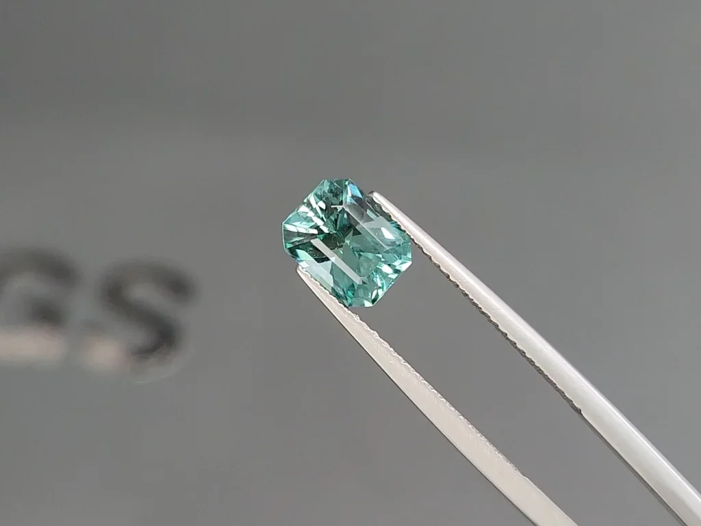 Tourmaline lagon taille octogonale 1,92 carat, Afghanistan Image №3