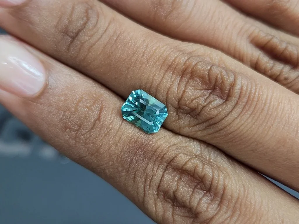 Tourmaline lagon taille octogonale 1,92 carat, Afghanistan Image №2
