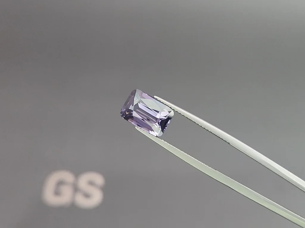 Purple spinel cushion cut 5.04 carats,Tanzania Image №3