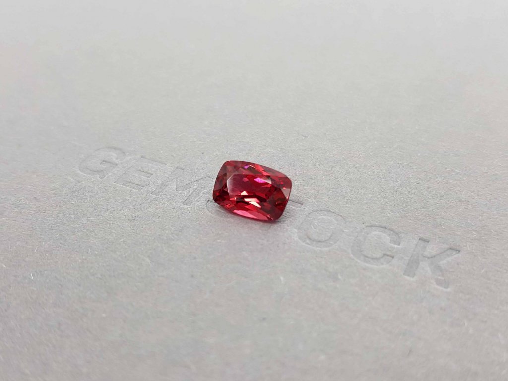 Cushion cut Burmese red spinel 2.19 ct, GFCO Image №3