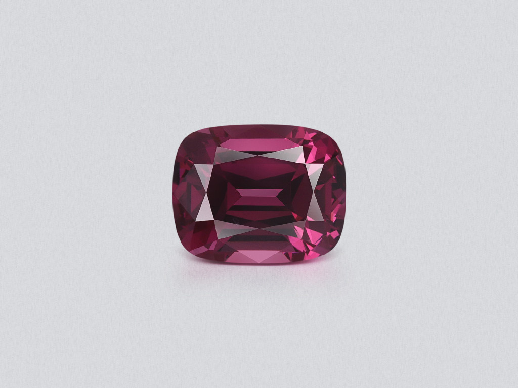 Grenat rhodolite, taille coussin 4,10 carats, Madagascar Image №1