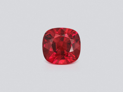 Spinel vivid pink orange with Vibrant proportions cushion cut 3.02 carats, Vietnam photo