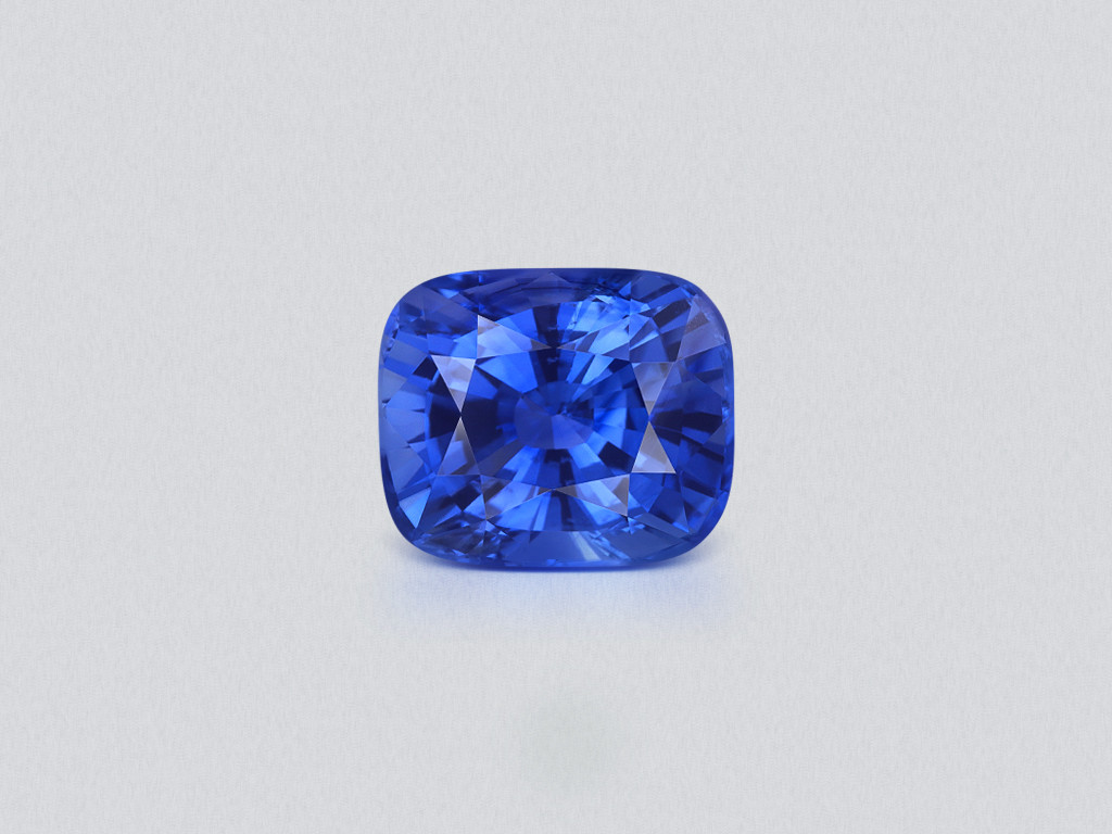 Unheated blue sapphire cushion cut 5.06 carats, Sri Lanka Image №1