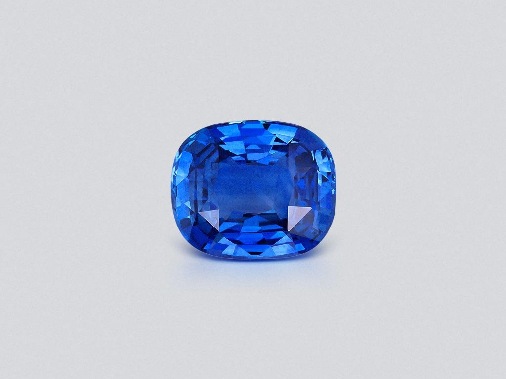  Saphir bleu taille coussin 4,06 carats, Sri Lanka Image №1