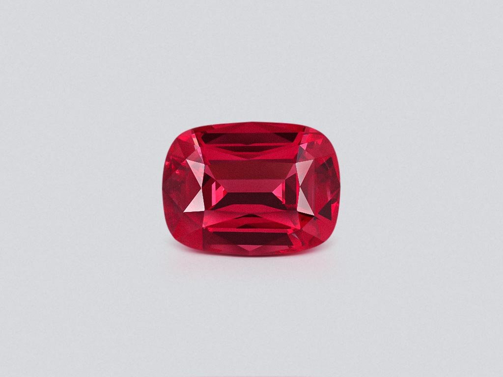 Spinell Mahenge Vibrant Pink-Red kissenschliff 2,79 karat, Tansania  Image №1