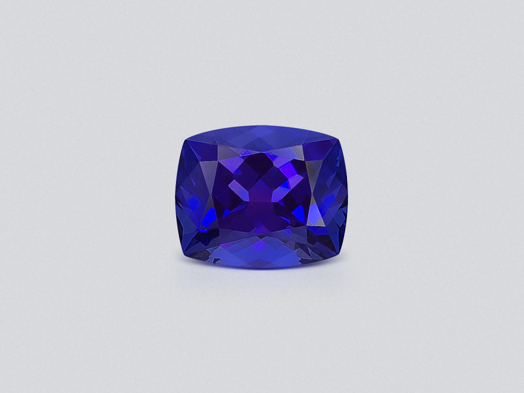 Blau-violetter tansanit im cushion-schliff 6,06 karat, Tansania Image №1