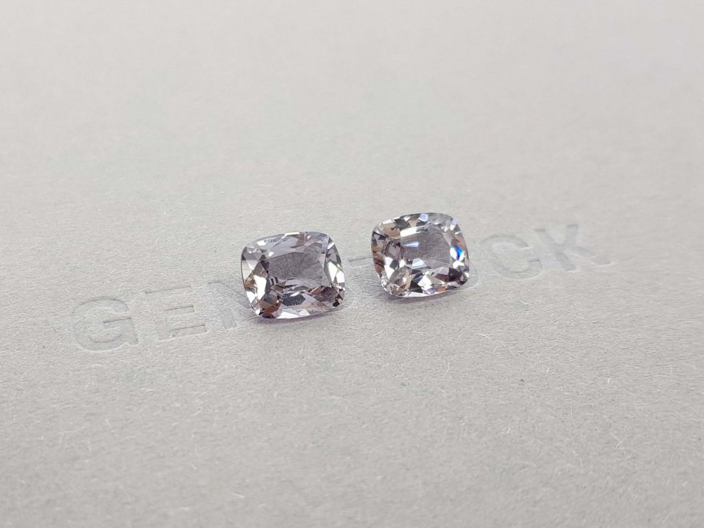 Pair of gray spinels 5.11 ct Burma Image №2