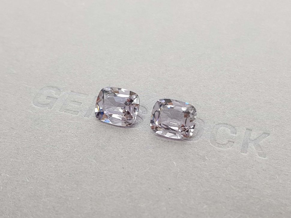 Pair of gray spinels 5.11 ct Burma Image №3