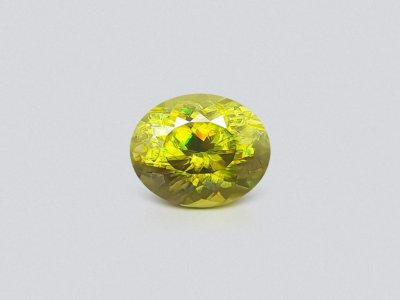 Sphène vert doré 3,24 ct de Madagascar photo