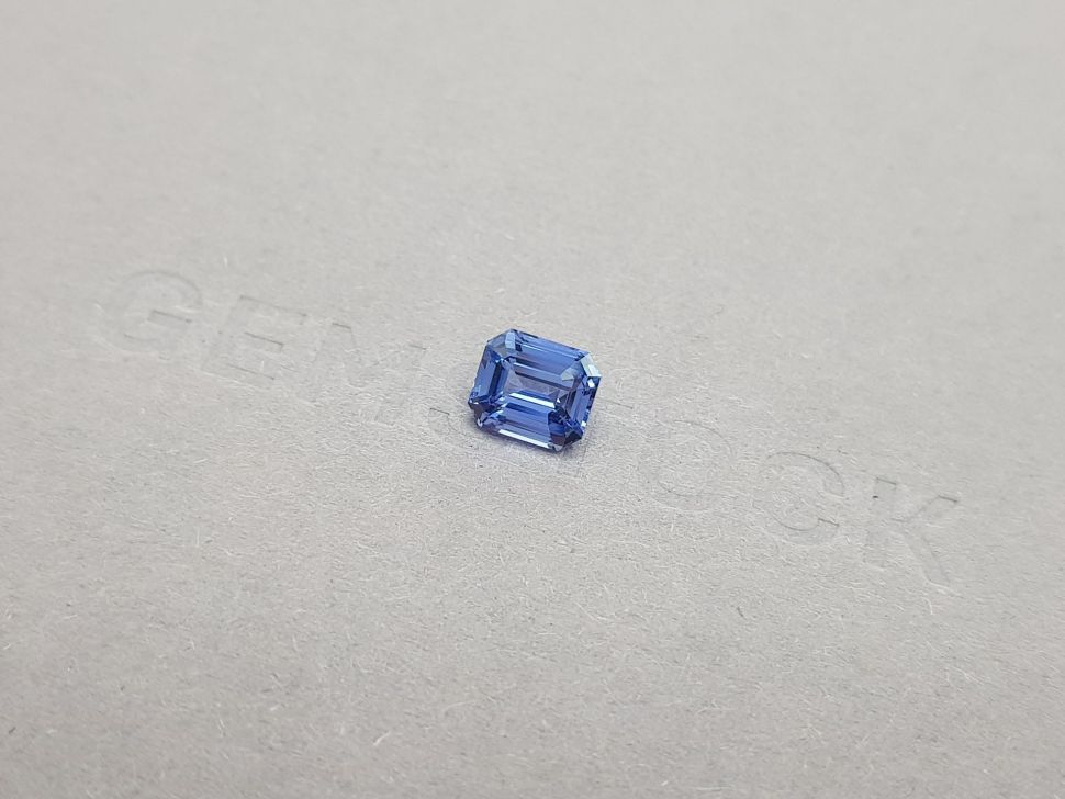Blue sapphire octagon cut 1.57 ct, Sri Lanka Image №3