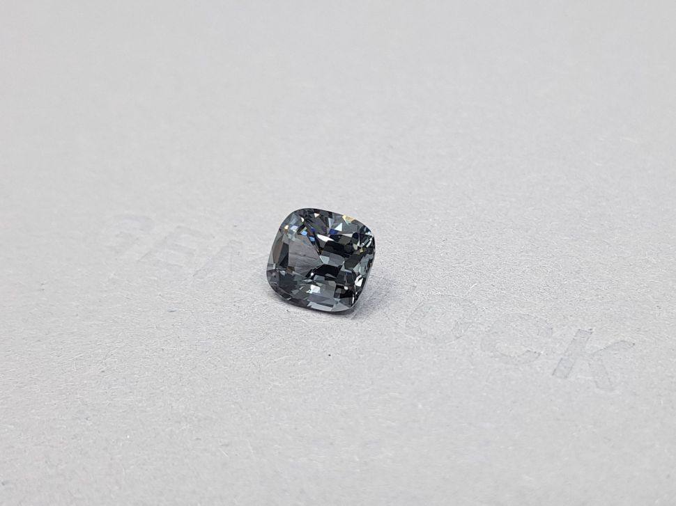 Cushion cut gray spinel 3.35 ct Image №3