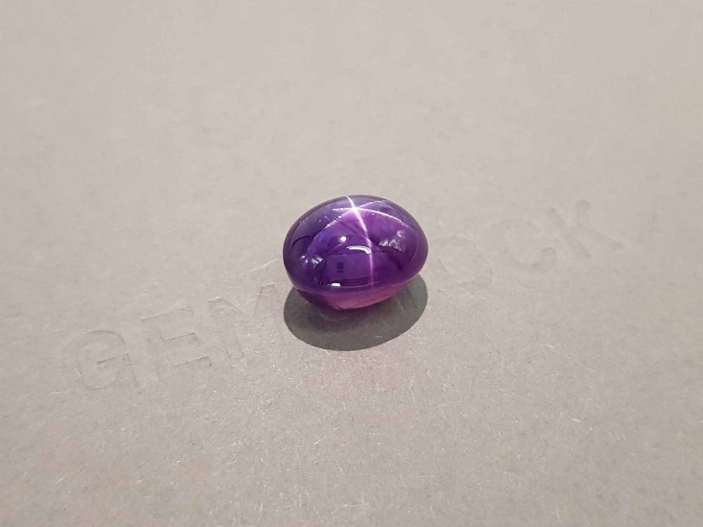 Unheated violet star sapphire from Sri Lanka 11.07 ct Image №2
