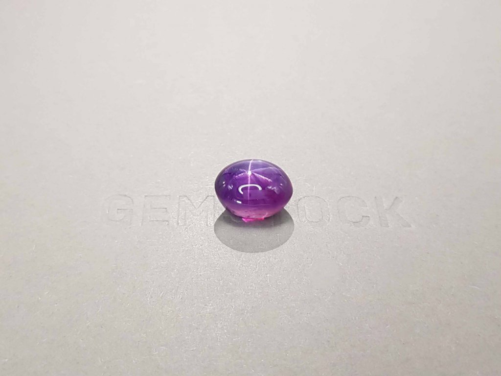 Unheated violet star sapphire from Sri Lanka 11.07 ct Image №1