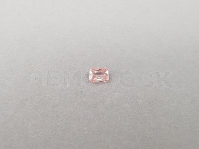 Unheated radiant-cut Padparadscha sapphire 1.12 ct, Sri Lanka photo
