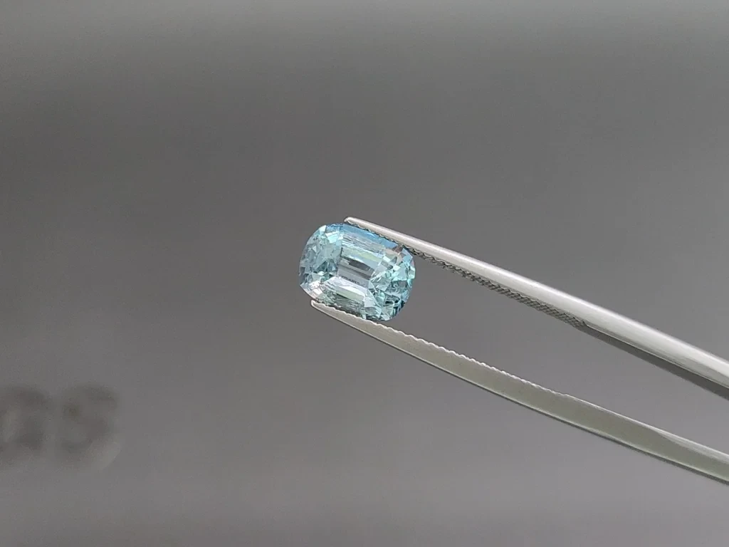 Set of aquamarines cushion cut 3.64 carats, Madagascar Image №3
