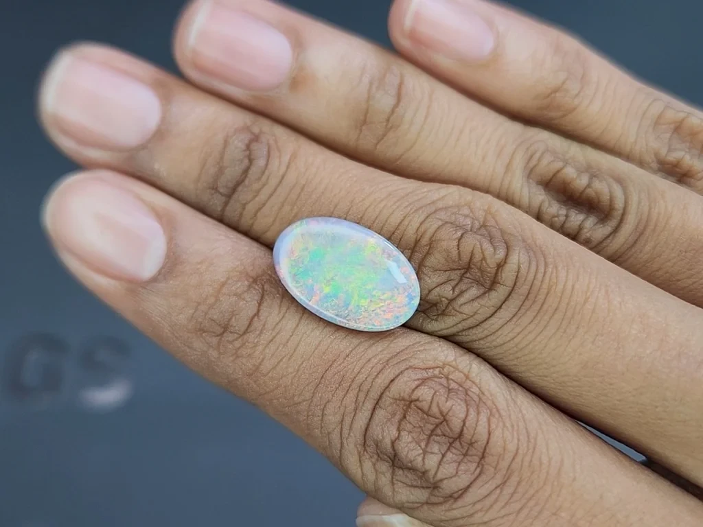 Opal oval cut 6.89 carats, Australia Image №2