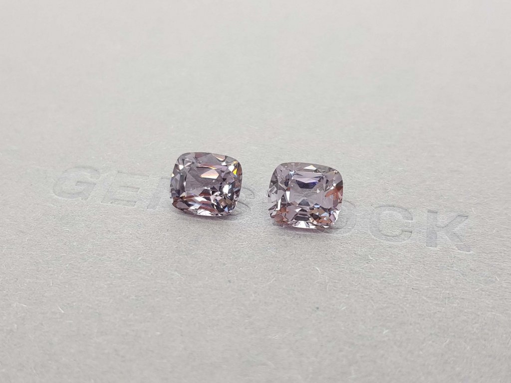 Pair of gray spinels 5.40 ct Burma Image №3