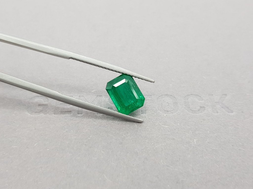 Zambian Vivid Green emerald octagon cut 2.68 ct Image №2