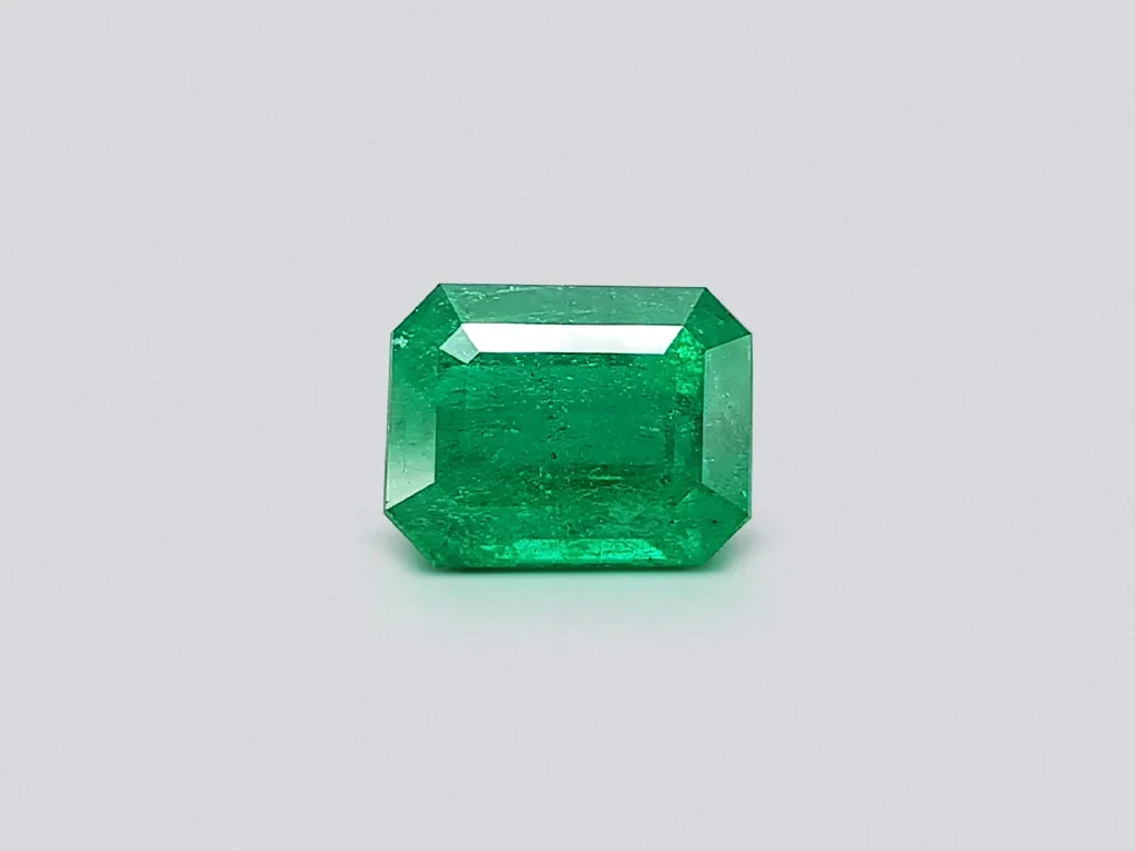 Zambian Vivid Green emerald octagon cut 2.68 ct Image №1