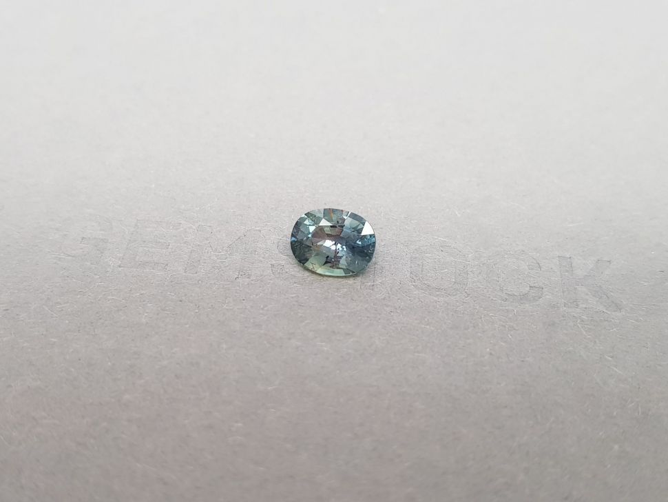 Unheated teal sapphire from Madagascar oval cut  1.32 ct Image №3