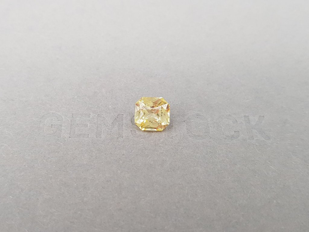 Unheated radiant-cut yellow sapphire 2.54 ct, Sri Lanka Image №1