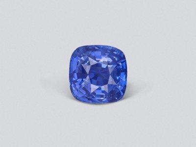 Unheated blue sapphire 5.04 carats in cushion cut, Sri Lanka photo