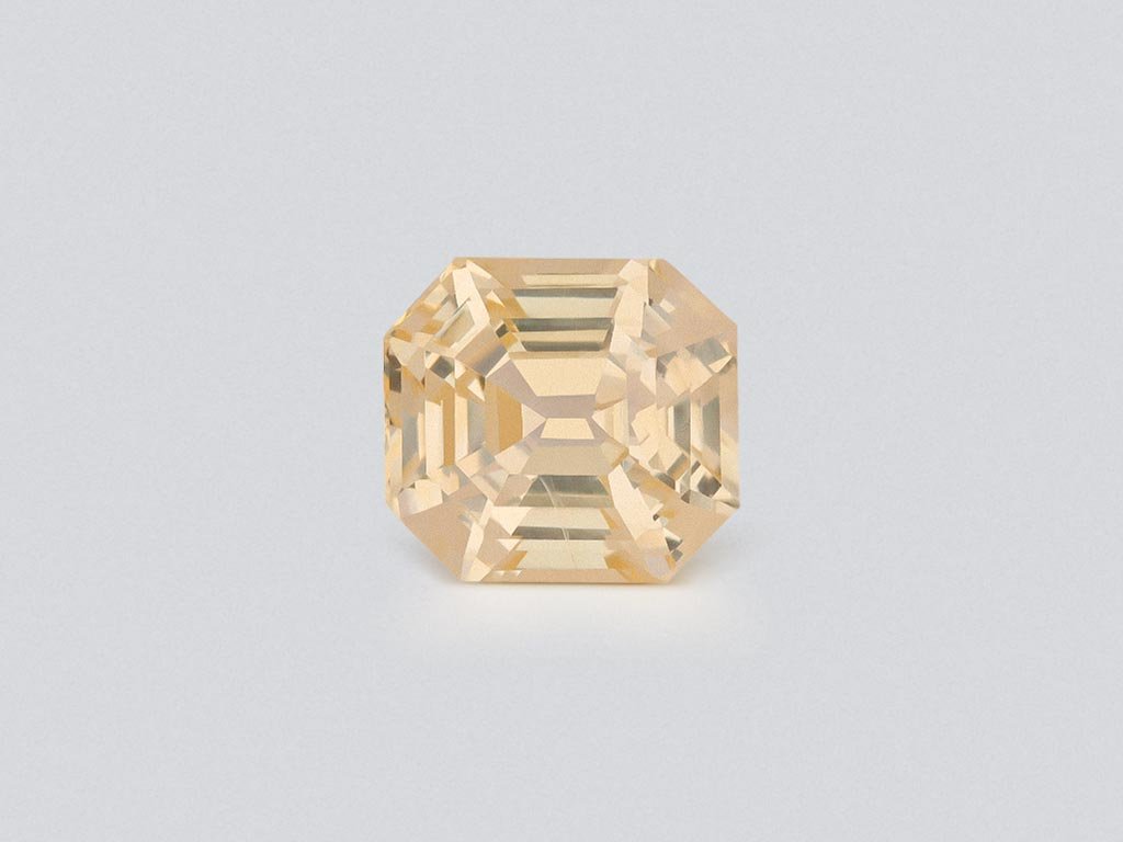 Unheated yellow sapphire in asscher cut 6.07 carats, Sri Lanka Image №1