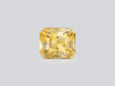 Saphir bicolore taille radiant 1,05 carat, Sri Lanka photo