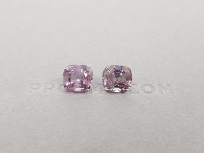 Pair of gray spinels 5.58 ct Burma photo
