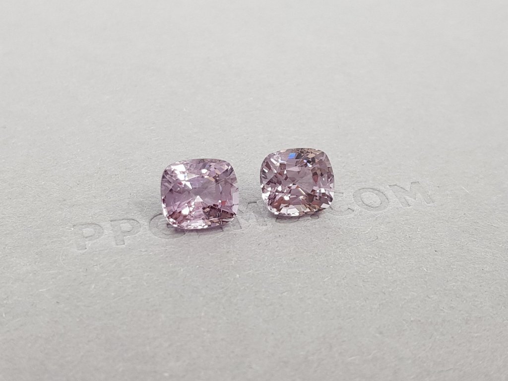 Pair of gray spinels 5.58 ct Burma Image №2