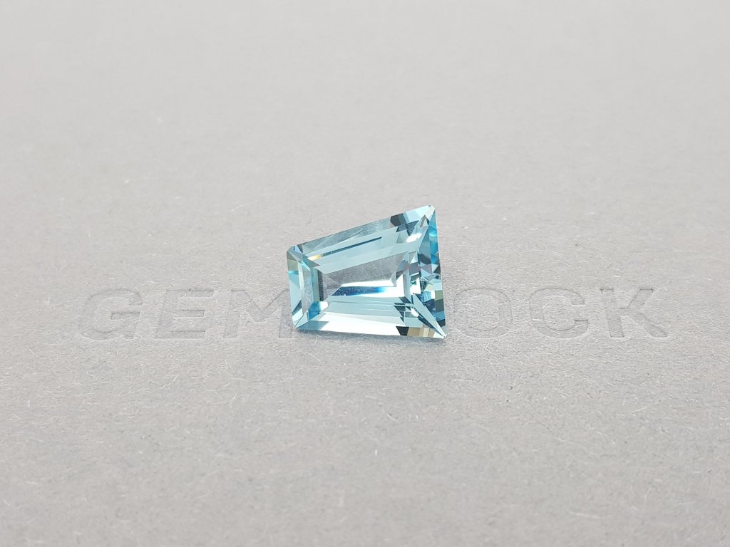 Trapezoid cut aquamarine 5.33 ct, Zambia, GFCO Image №1