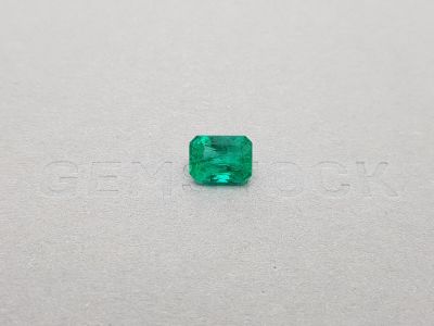 Vivid Green emerald octagon shape 2.06 ct, Zambia, Insignificant photo