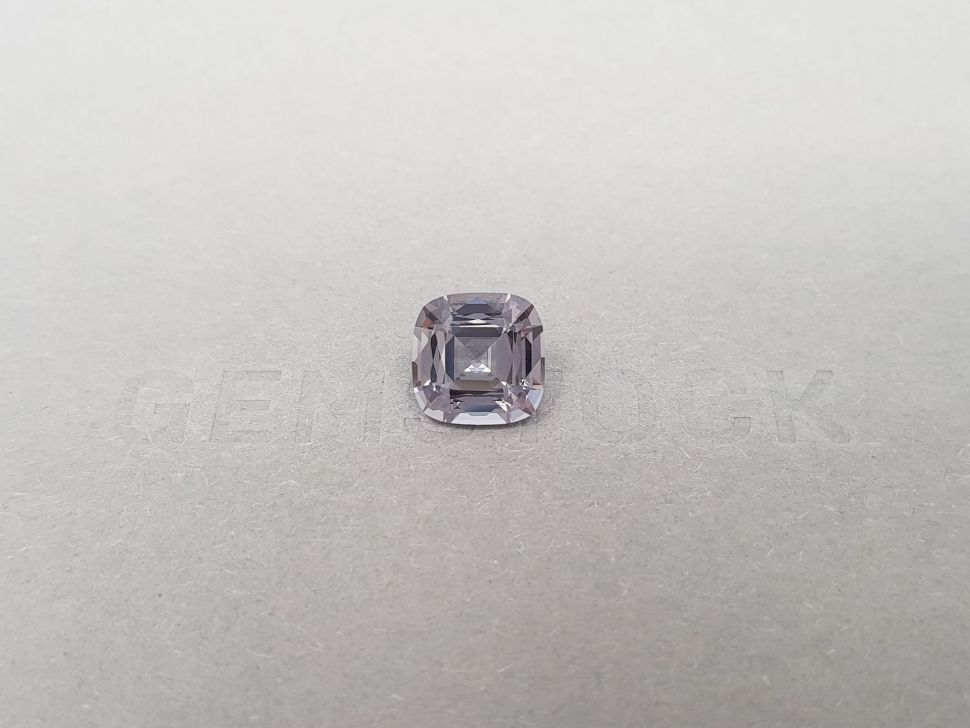 Cushion cut steel color spinel from Burma 3.46 ct Image №1
