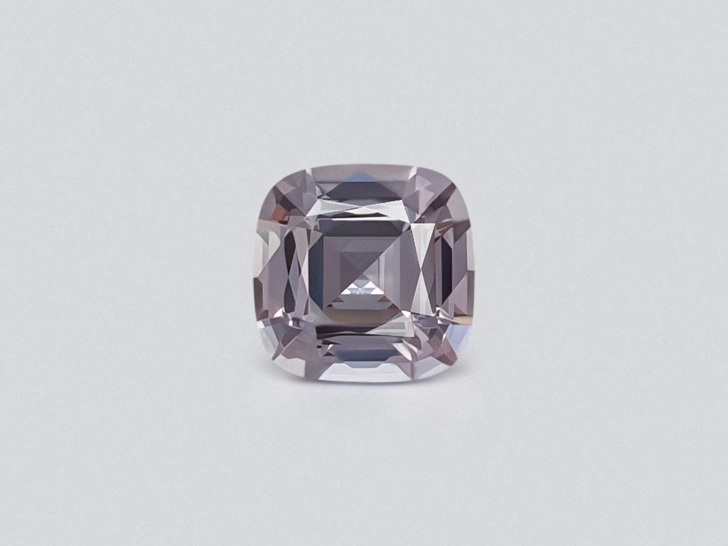 Cushion cut steel color spinel from Burma 3.46 ct Image №1